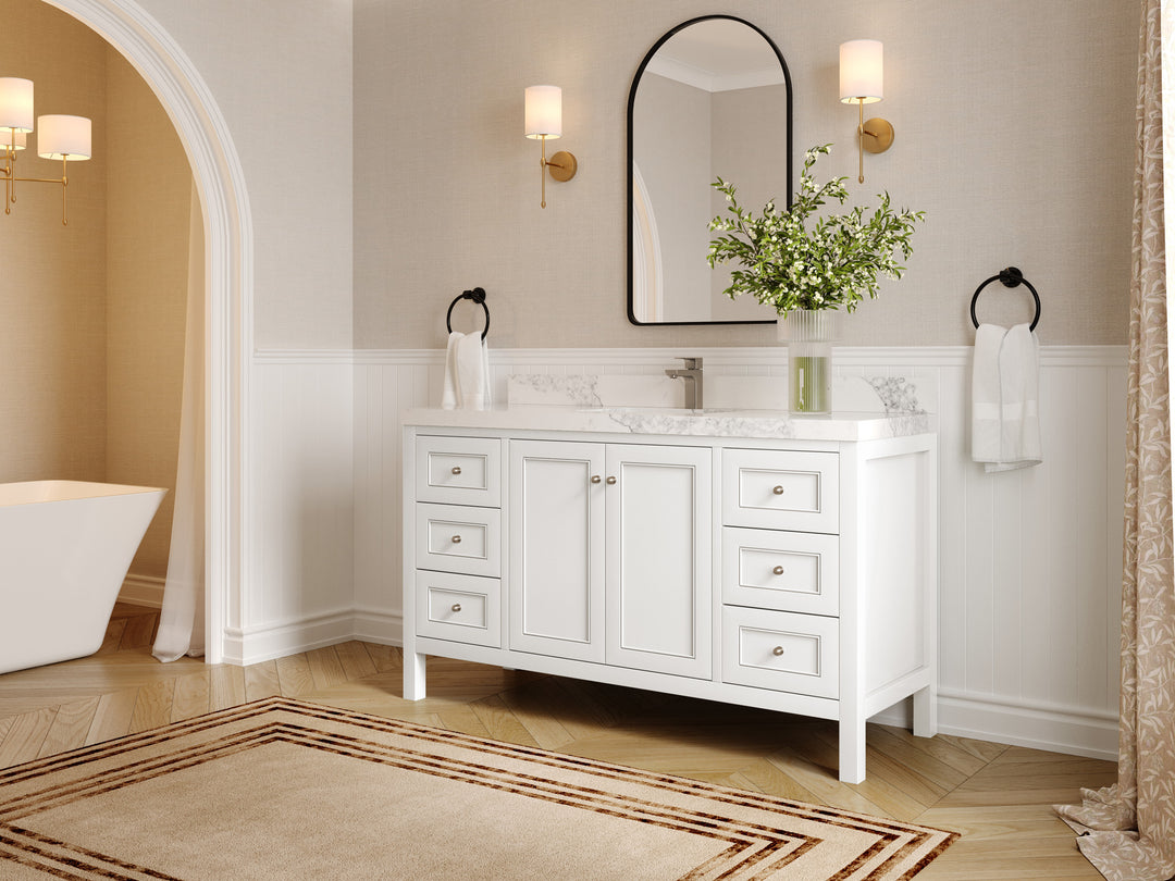 Nashville 60 in. W x 22 in. D Single Sink Bathroom Vanity