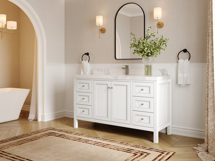 Nashville 60 in. W x 22 in. D Single Sink Bathroom Vanity - photo 2