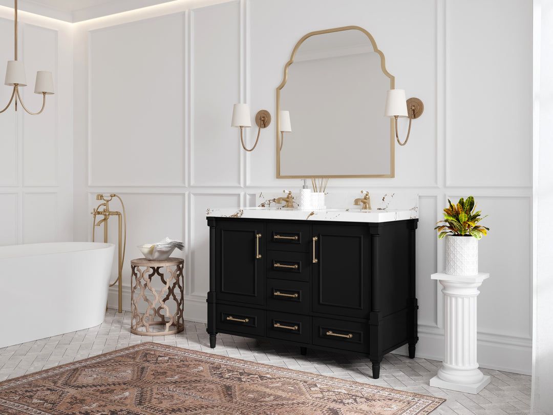 Aberdeen 48 in. W x 22 in. D Double Sink Bathroom Vanity