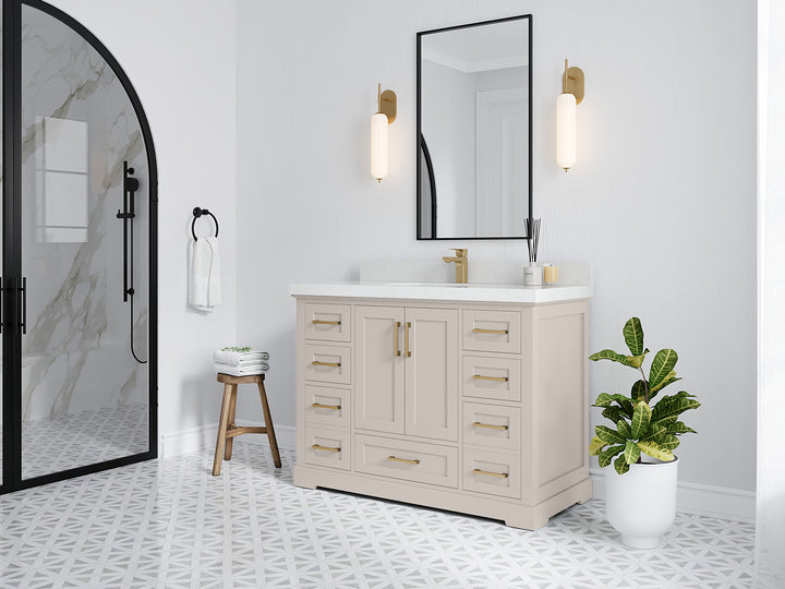 Boston 48 in. W x 22 in. D Single Sink Bathroom Vanity - photo 2