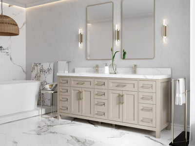 Cambridge 80 in. W x 22 in. D Double Sink Bathroom Vanity