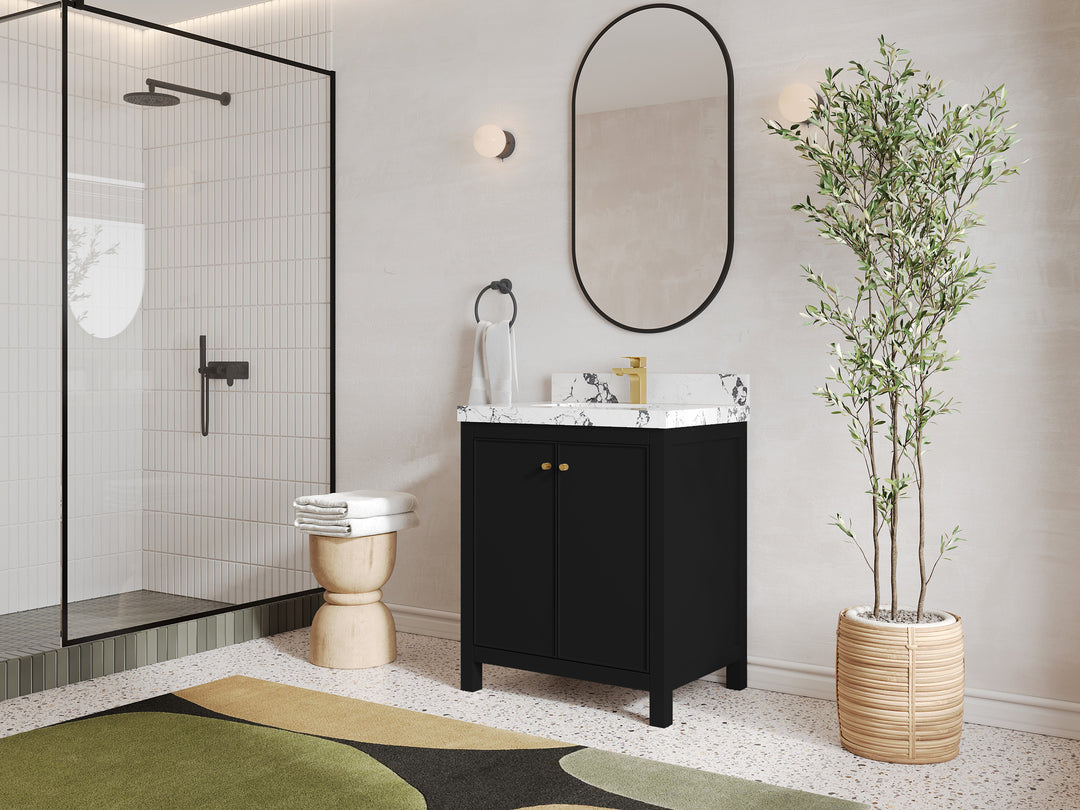 Chicago 30 in. W x 22 in. D Single Sink Bathroom Vanity