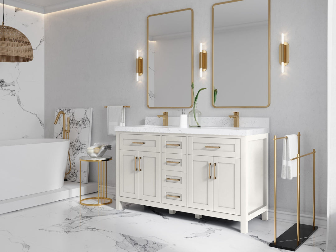 Cambridge 60 in. W x 22 in. D Double Sink Bathroom Vanity