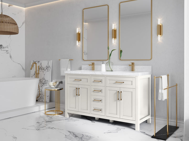 Cambridge 60 in. W x 22 in. D Double Sink Bathroom Vanity - photo 4
