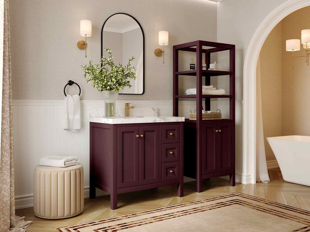 Nashville 36 in. W x 22 in. D Center Sink Bathroom Vanity