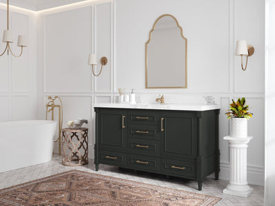 Aberdeen 60 in. W x 22 in. D Single Sink Bathroom Vanity - Willow Bath and Vanity
