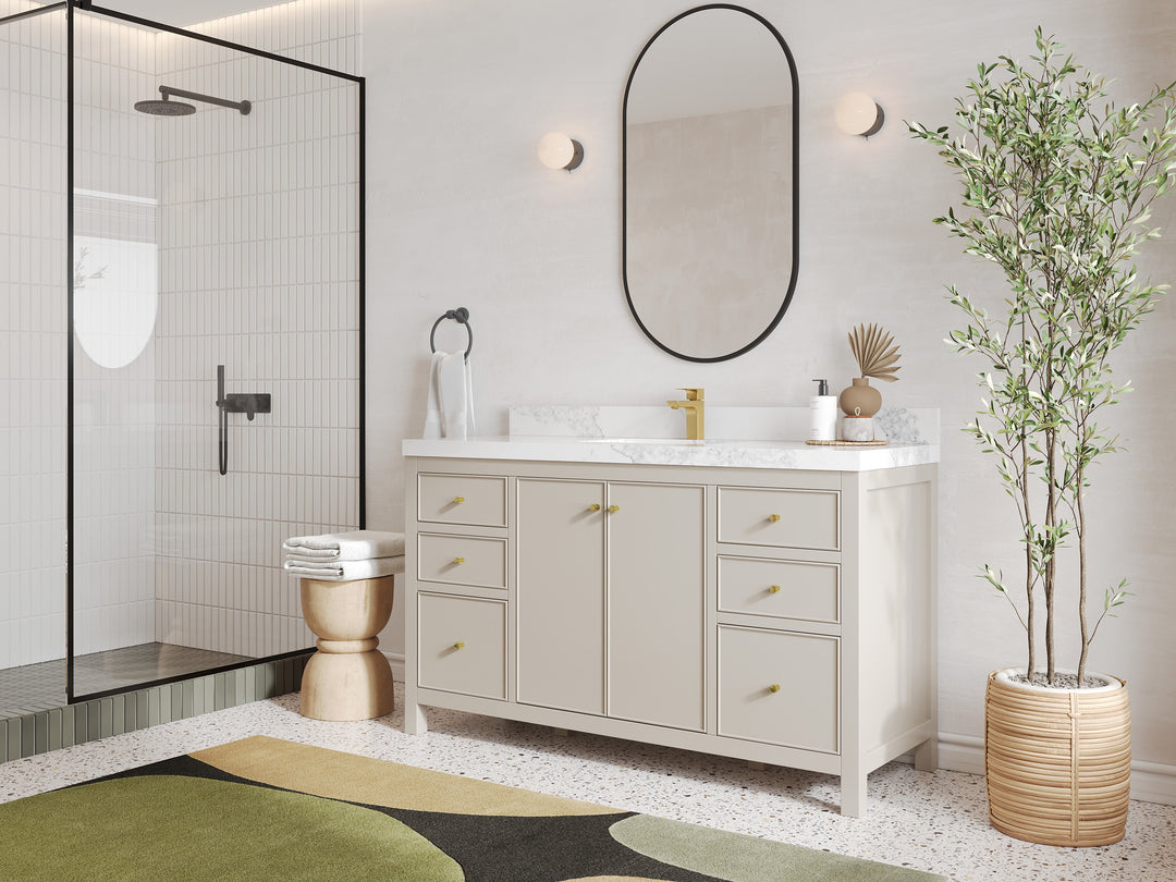 Chicago 60 in. W x 22 in. D Single Sink Bathroom Vanity
