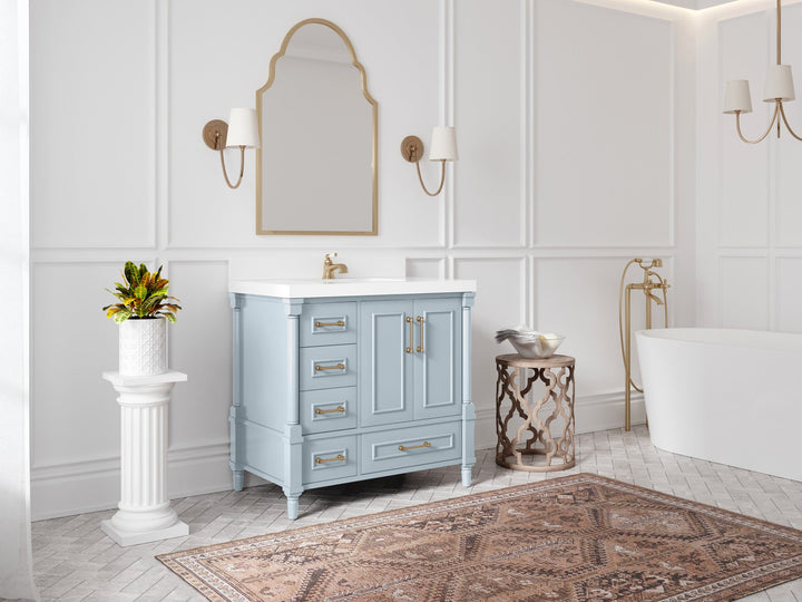 Aberdeen 36 in. W x 22 in. D Center Sink Bathroom vanity - photo 2