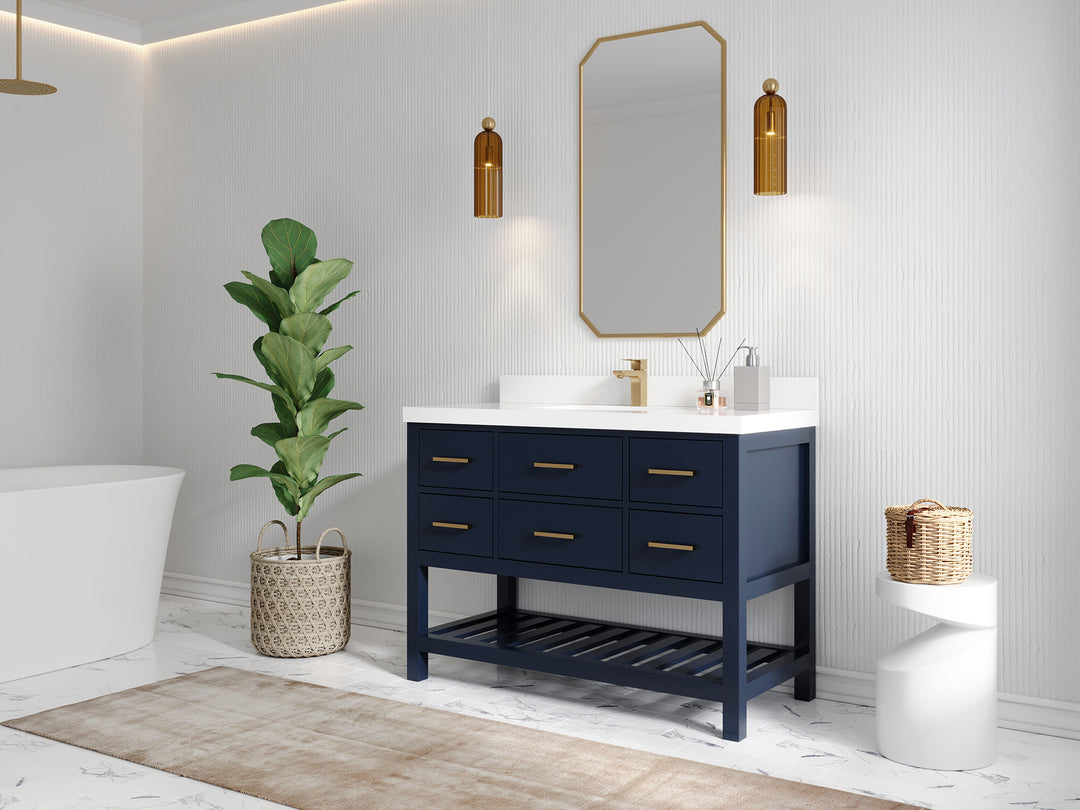 Parker 48 in. W x 22 in. D Single Sink Bathroom Vanity