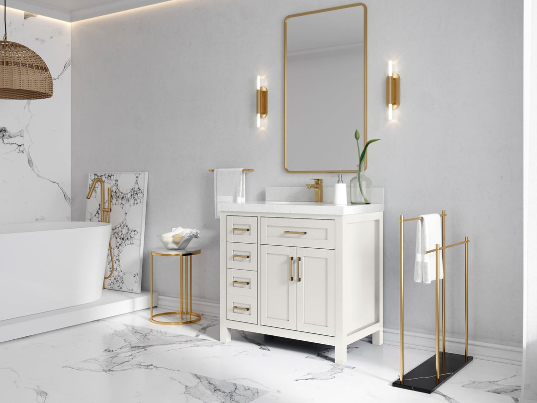 Cambridge 36 in. W x 22 in. D Single Center Sink Bathroom vanity