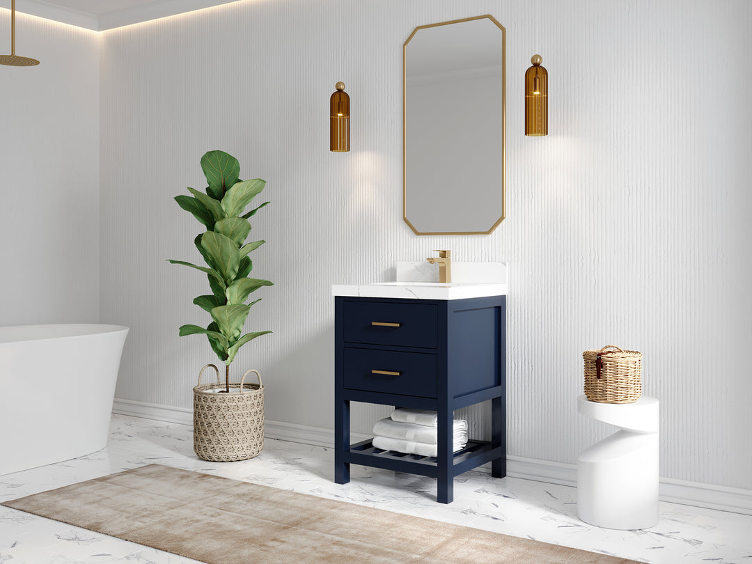 Parker 24 in. W x 22 in. D Single Sink Bathroom Vanity