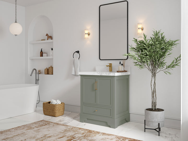 Alys 30 in. W x 22 in. D Single Sink Bathroom Vanity - photo 2