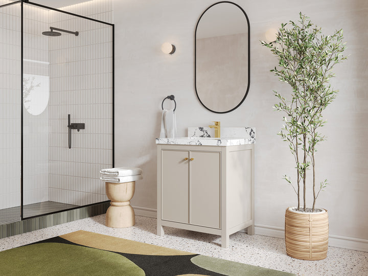 Chicago 30 in. W x 22 in. D Single Sink Bathroom Vanity - photo 2