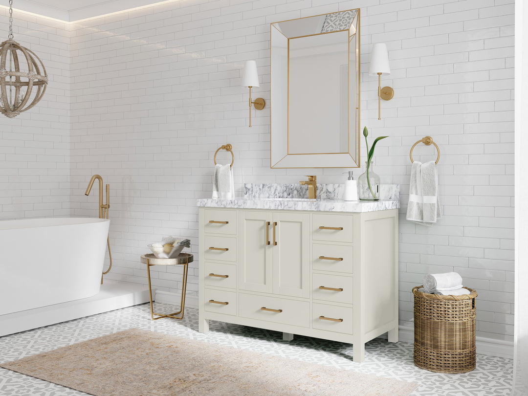 Malibu 48 in. W x 22 in. D Single Sink Bathroom Vanity