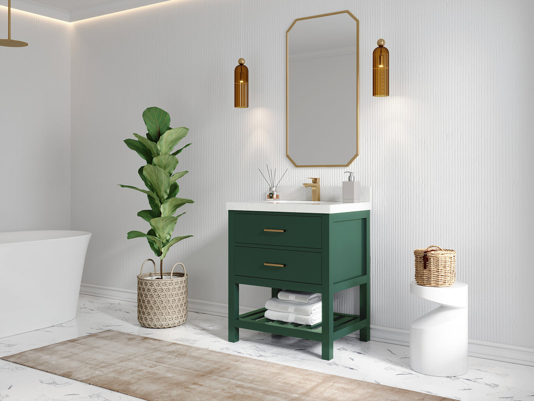 Parker 30 in. W x 22 in. D Single Sink Bathroom Vanity