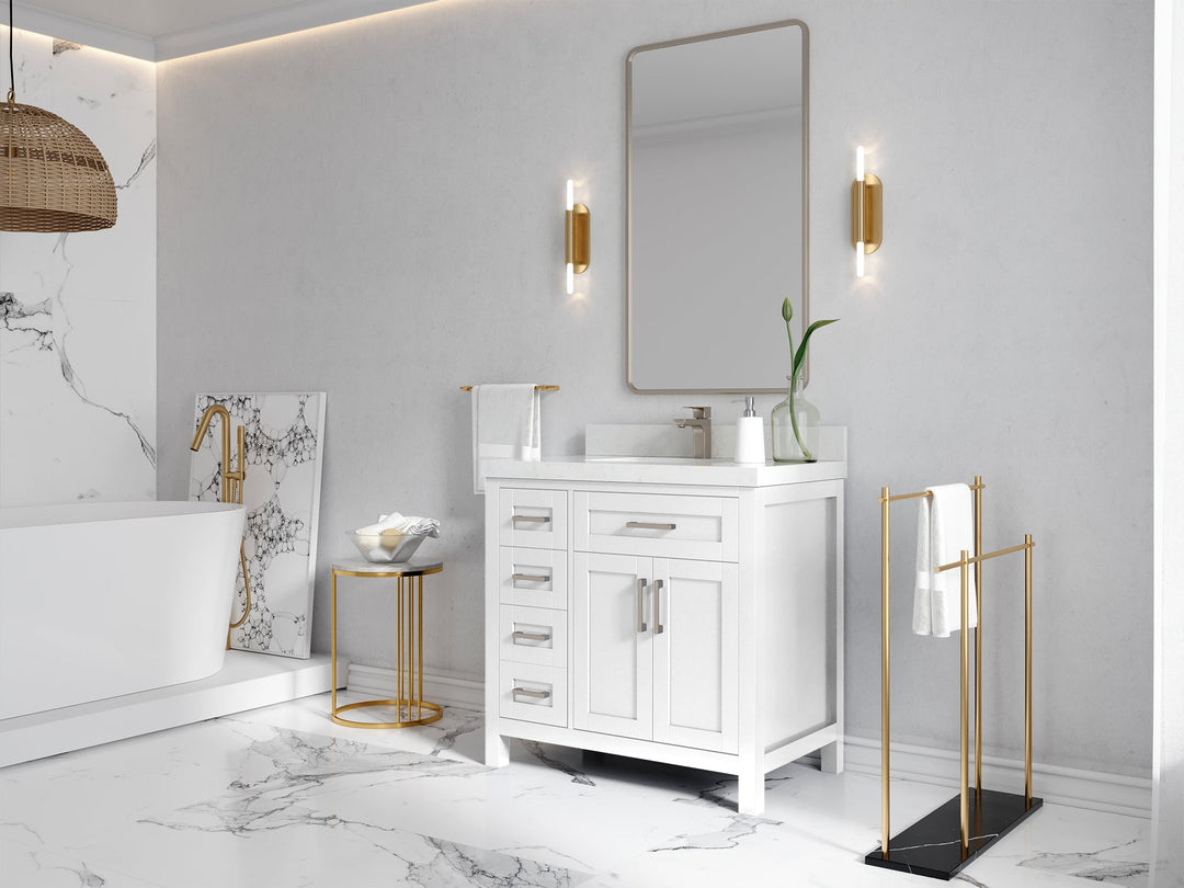 Cambridge 36 in. W x 22 in. D Single Center Sink Bathroom vanity