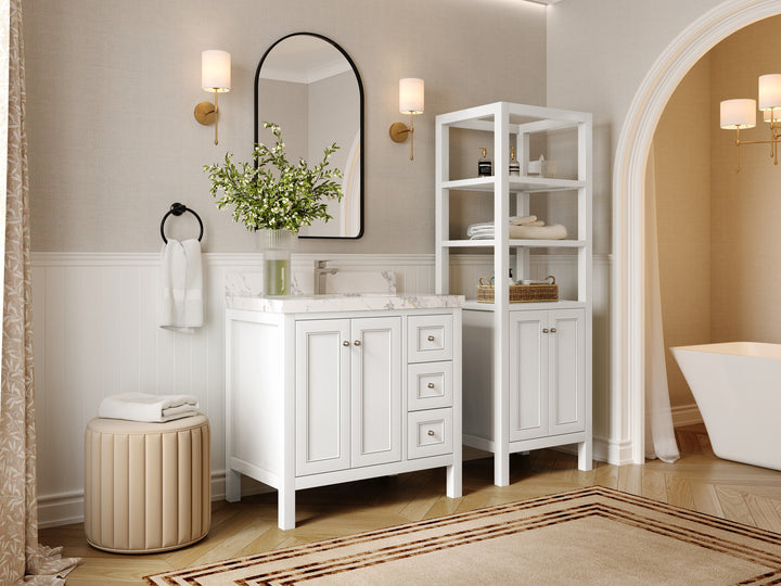 Nashville 36 in. W x 22 in. D Center Sink Bathroom Vanity - photo 2
