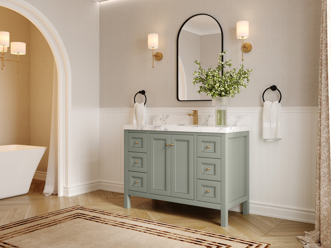 Nashville 48 in. W x 22 in. D Single Sink Bathroom Vanity