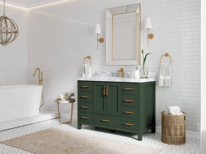 Malibu 48 in. W x 22 in. D Single Sink Bathroom Vanity - photo 2