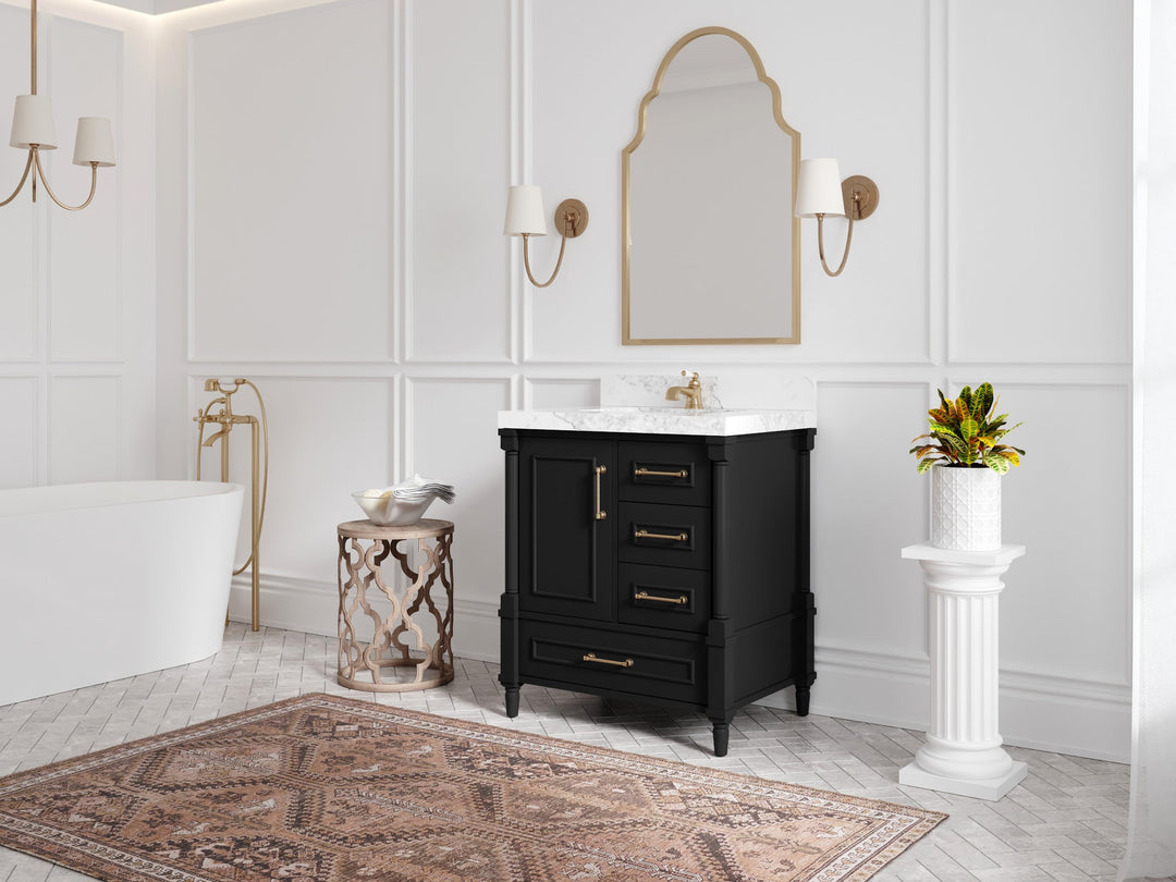Aberdeen 30 in. W x 22 in. D Single Sink Bathroom Vanity