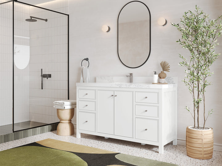Chicago 60 in. W x 22 in. D Single Sink Bathroom Vanity - photo 4