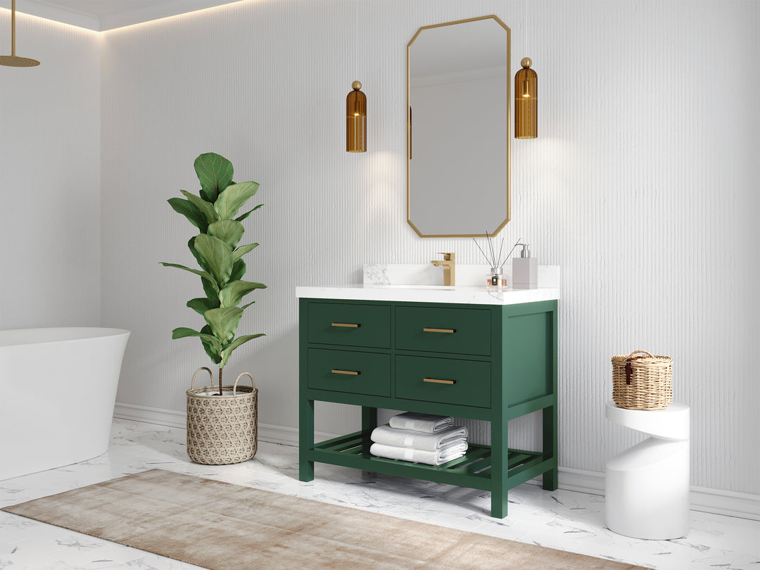 Parker 42 in. W x 22 in. D Single Sink Bathroom Vanity