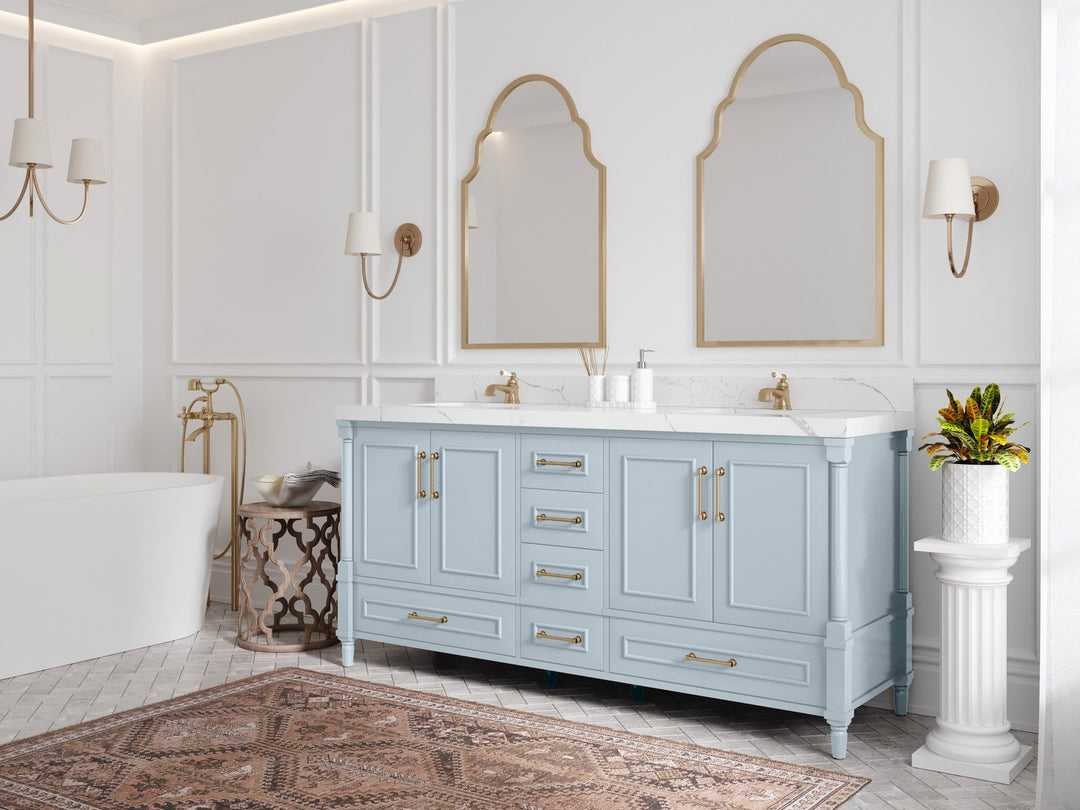 Aberdeen 72 in. W x 22 in. D Double Sink Bathroom Vanity