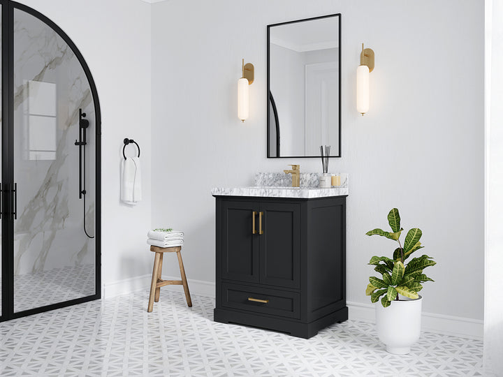 Boston 30 in. W x 22 in. D Single Sink Bathroom Vanity - photo 2