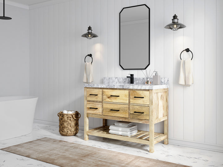 Parker Mango Wood 48 in. W x 22 in. D Single Sink Bathroom Vanity - photo 2