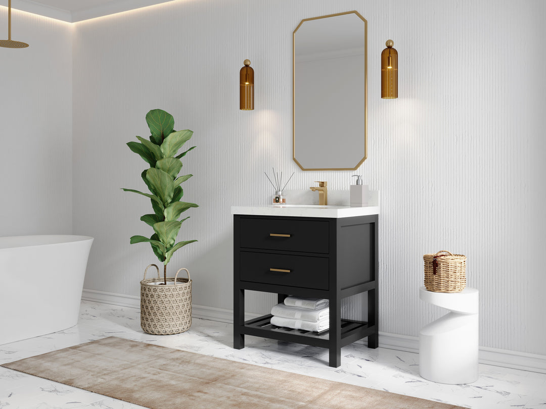 Parker 30 in. W x 22 in. D Single Sink Bathroom Vanity