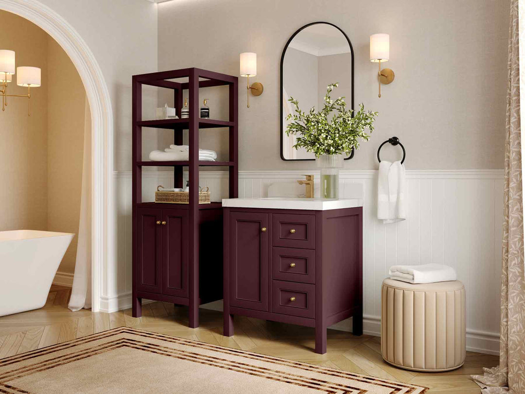 Nashville 30 in. W x 22 in. D Single Sink Bathroom Vanity