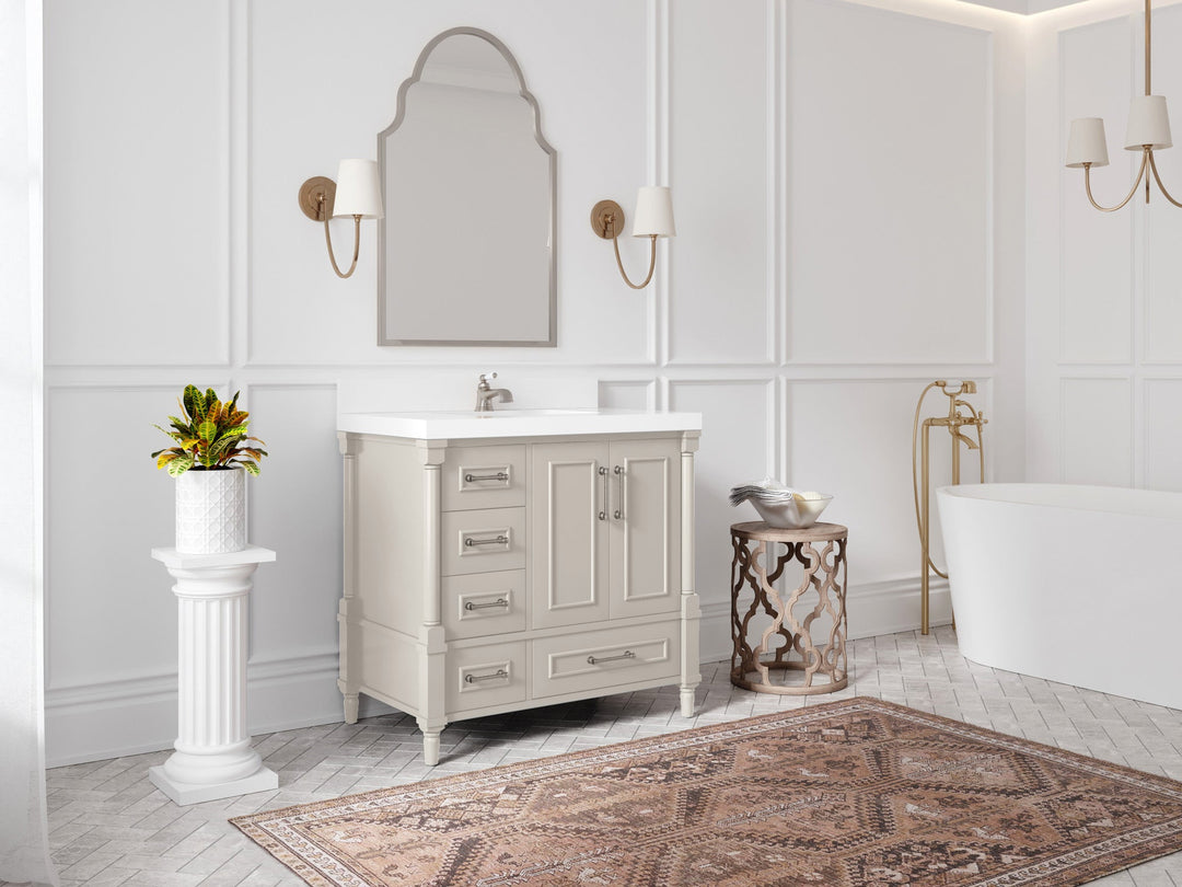Aberdeen 36 in. W x 22 in. D Center Sink Bathroom vanity