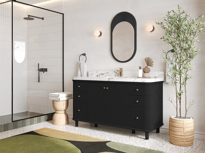 Miami 60 in. W x 22 in. D Single Sink Bathroom Vanity - photo 2