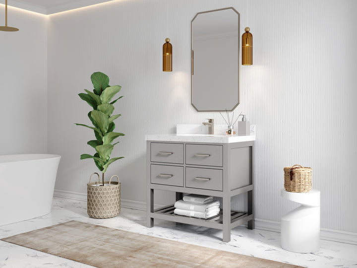 Parker 36 in. W x 22 in. D Single Sink Bathroom Vanity - photo 2
