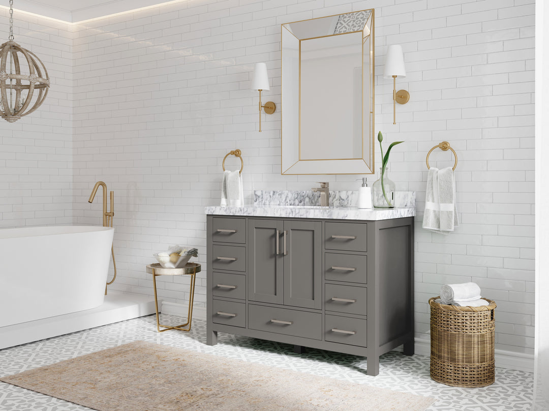 Malibu 48 in. W x 22 in. D Single Sink Bathroom Vanity