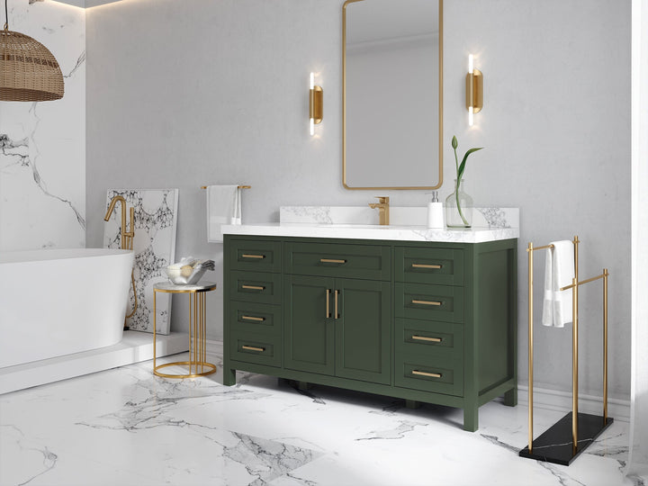 Cambridge 60 in. W x 22 in. D Single Sink Bathroom Vanity - photo 2