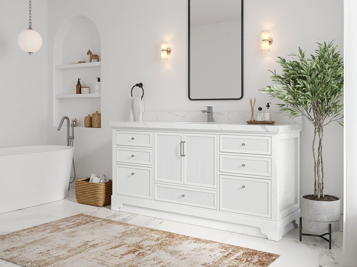 Alys 72 in. W x 22 in. D Single Sink Bathroom Vanity - photo 2