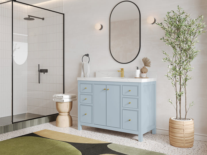 Chicago 48 in. W x 22 in. D Single Sink Bathroom Vanity - photo 2