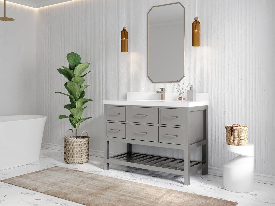 Parker 48 in. W x 22 in. D Single Sink Bathroom Vanity