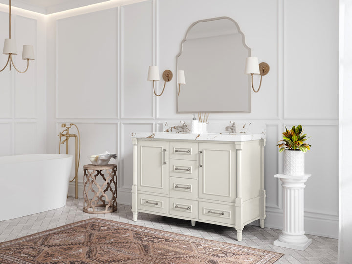 Aberdeen 48 in. W x 22 in. D Double Sink Bathroom Vanity - photo 2