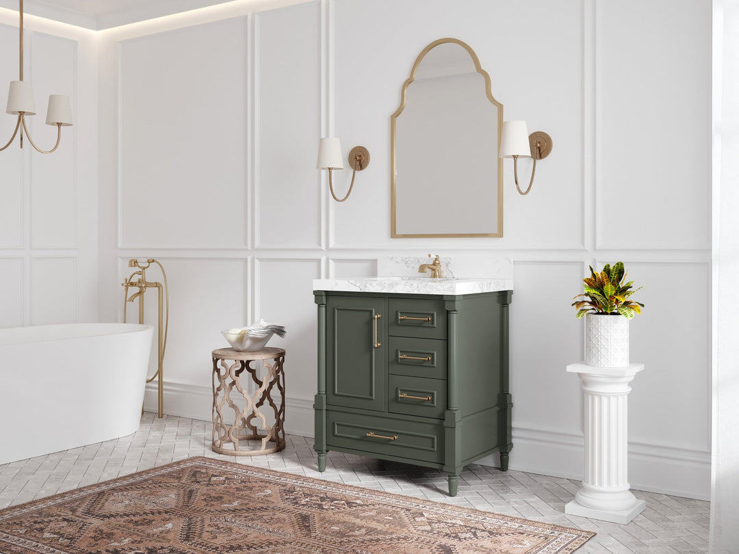 Aberdeen 30 in. W x 22 in. D Single Sink Bathroom Vanity