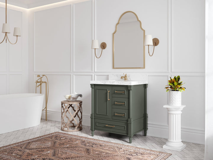 Aberdeen 30 in. W x 22 in. D Single Sink Bathroom Vanity - photo 2