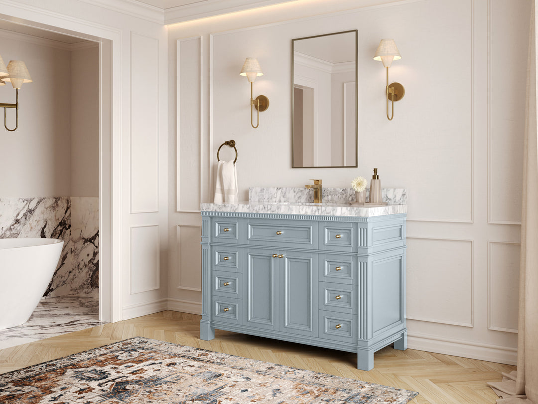PARIS_48S_BLUE-HEATHER_SIDEVIEW