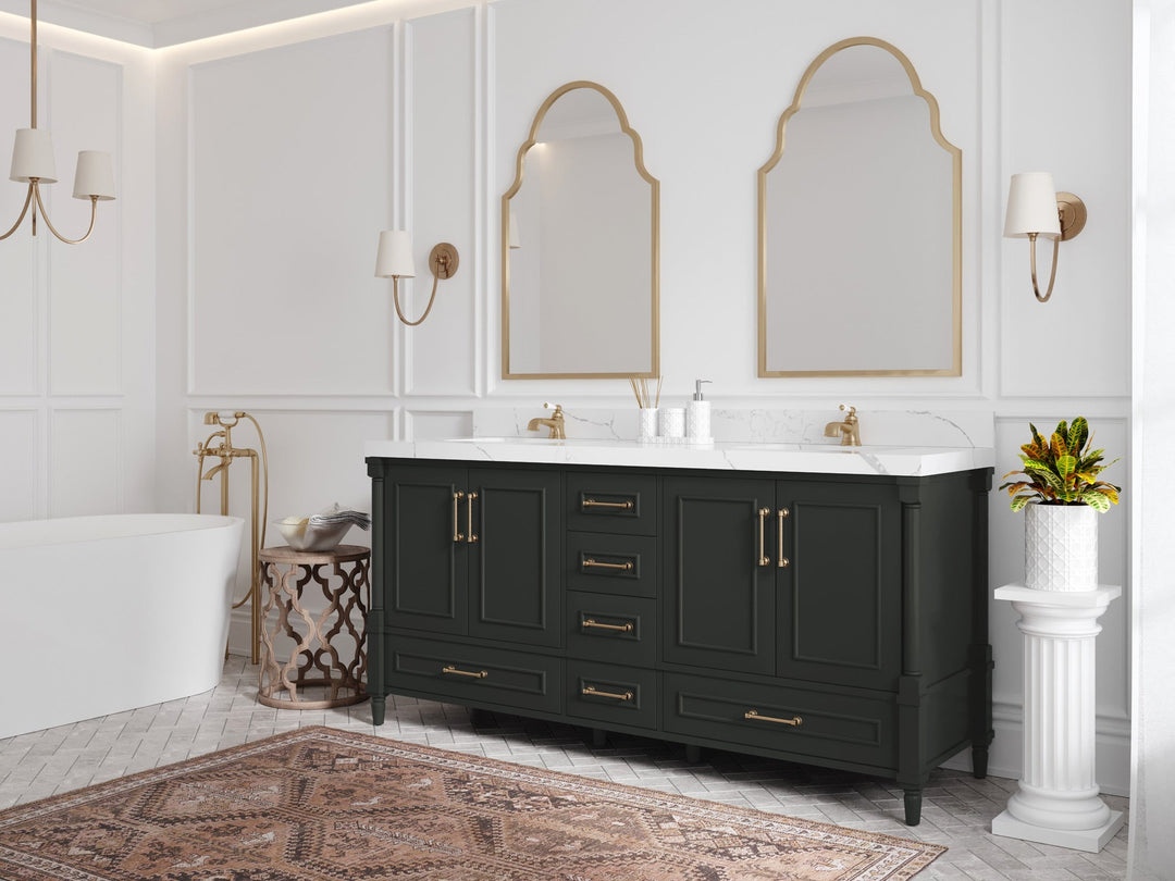 Aberdeen 72 in. W x 22 in. D Double Sink Bathroom Vanity