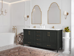 Aberdeen 72 in. W x 22 in. D Double Sink Bathroom Vanity - photo 2