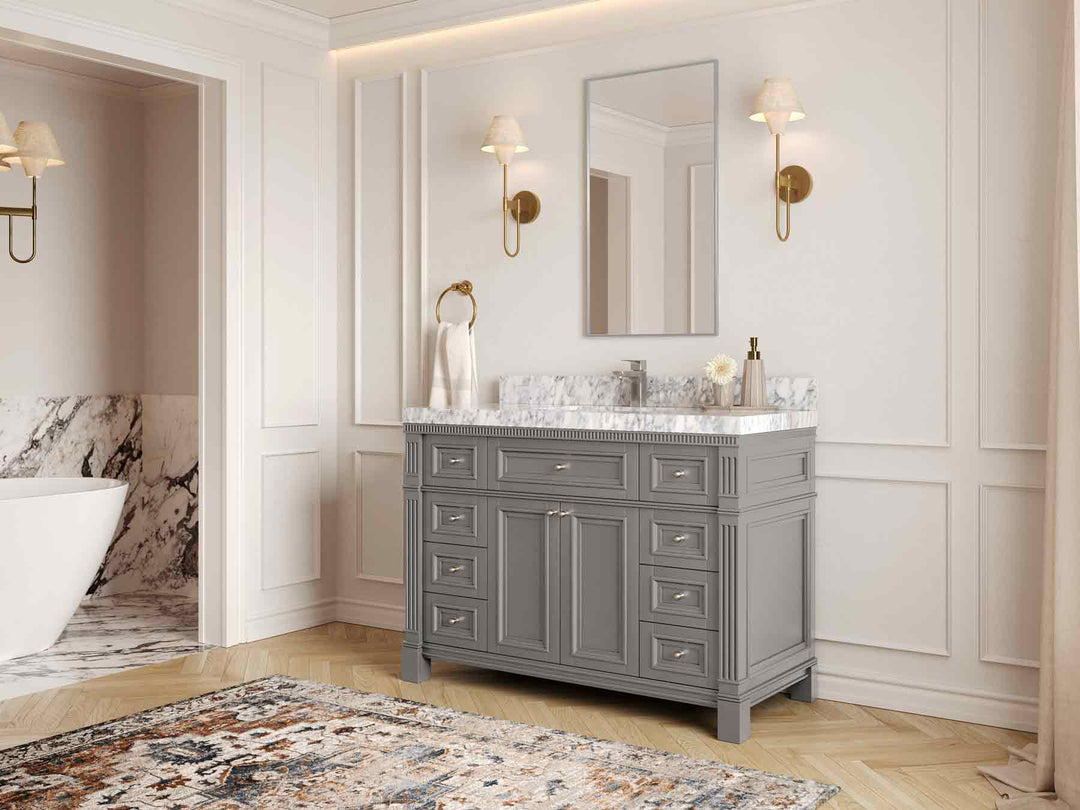 Paris 48 in. W x 22 in. D Single Sink Bathroom Vanity
