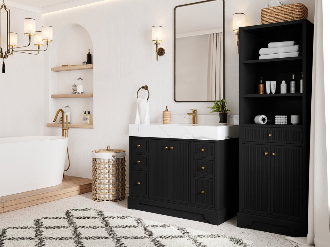 Manhattan 42 in. W x 22 in. D Single Sink Bathroom Vanity
