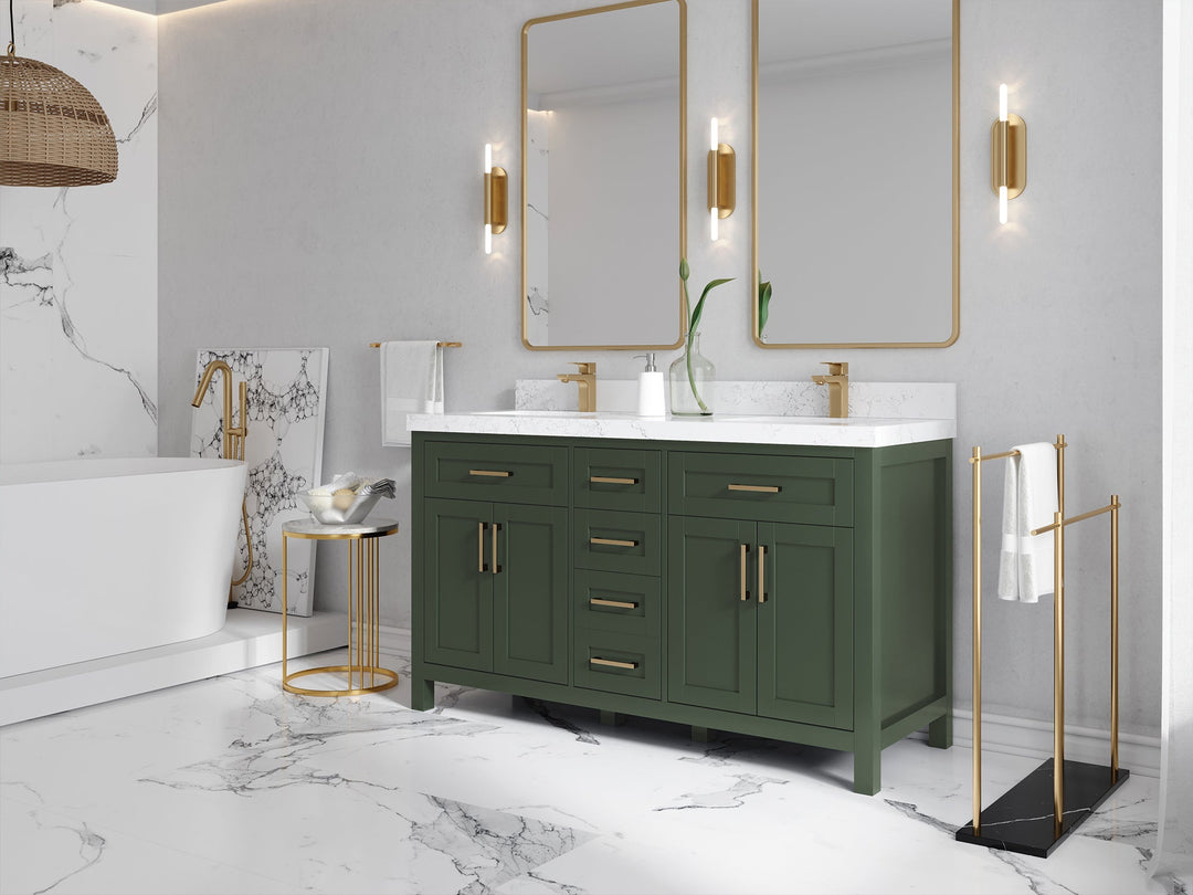 Cambridge 60 in. W x 22 in. D Double Sink Bathroom Vanity