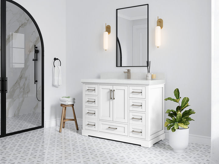 Boston 48 in. W x 22 in. D Single Sink Bathroom Vanity - photo 2