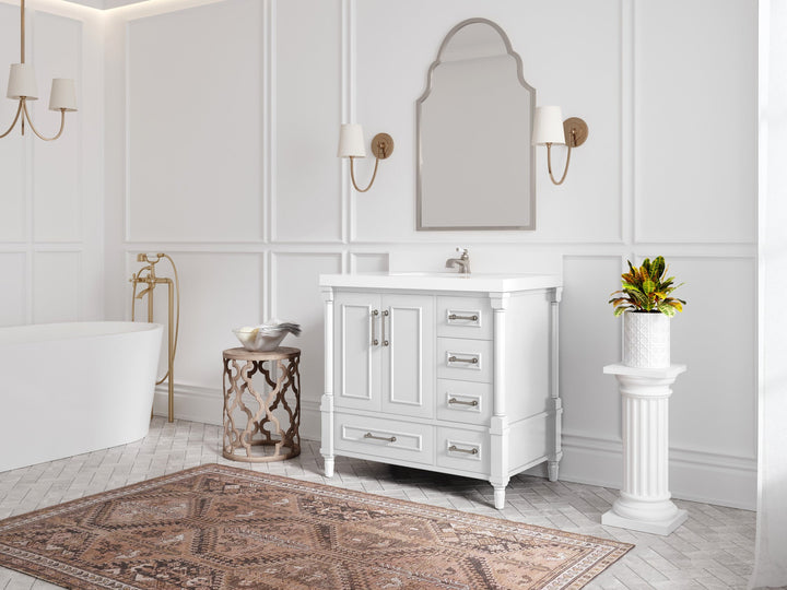 Aberdeen 36 in. W x 22 in. D Center Sink Bathroom Vanity - photo 2